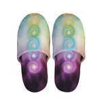 Seven Chakras Energy Print Slippers