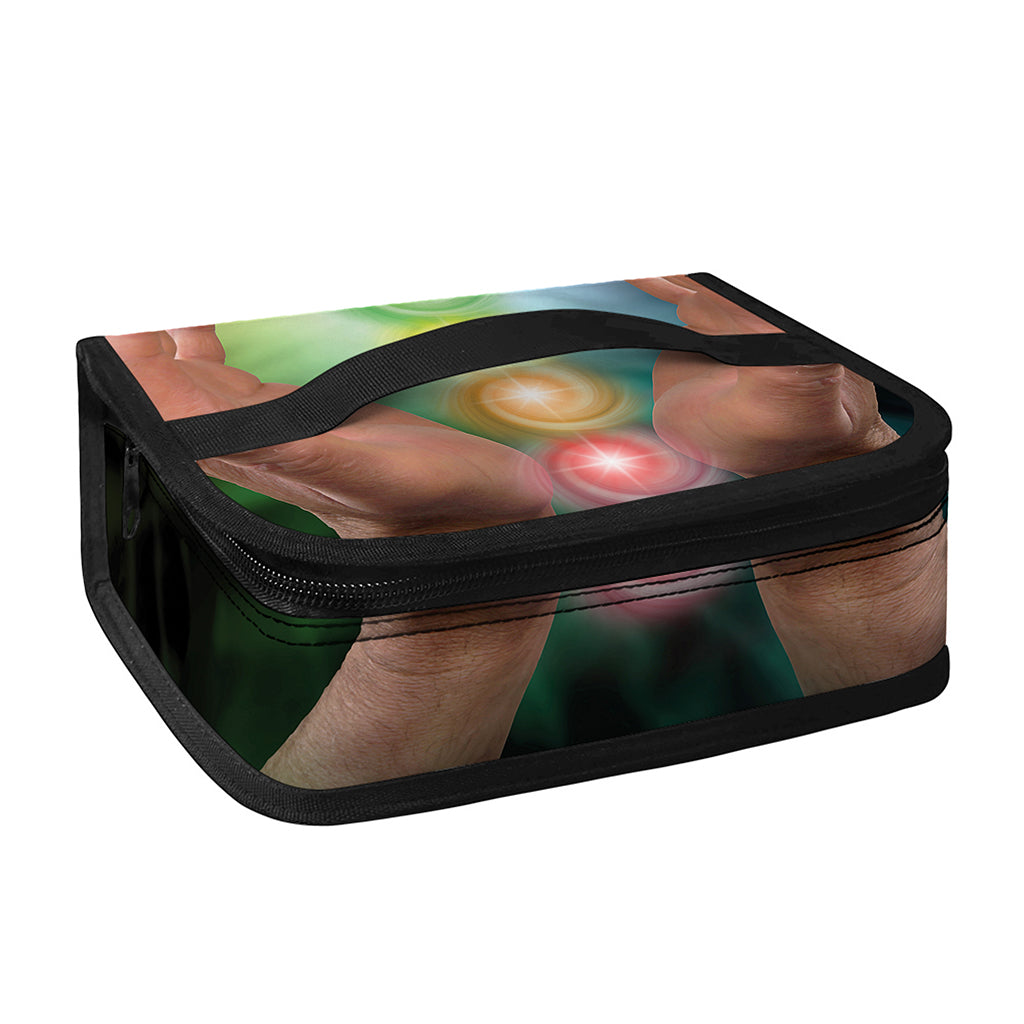 Seven Chakras Energy Print Small Lunch Bag