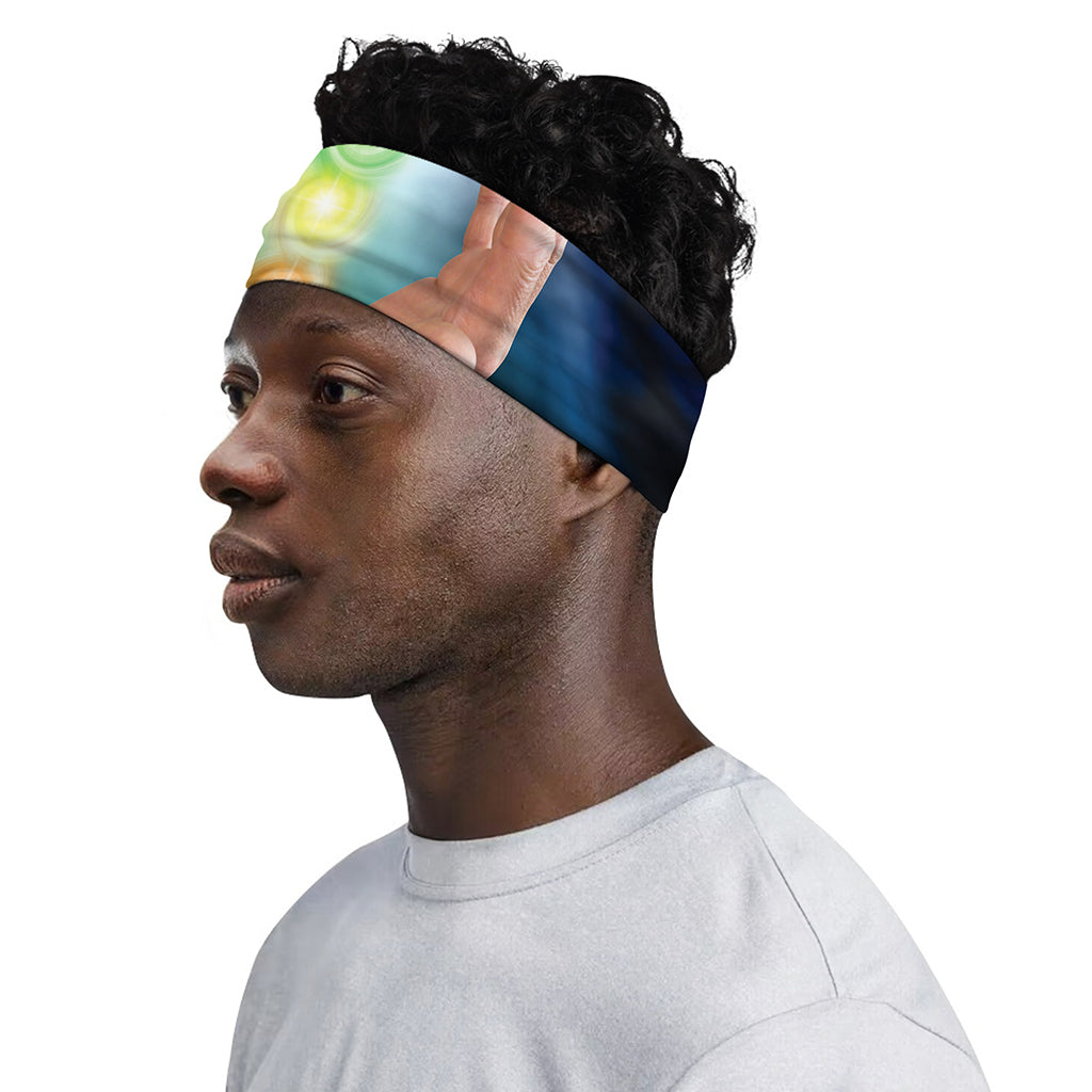 Seven Chakras Energy Print Sports Headband