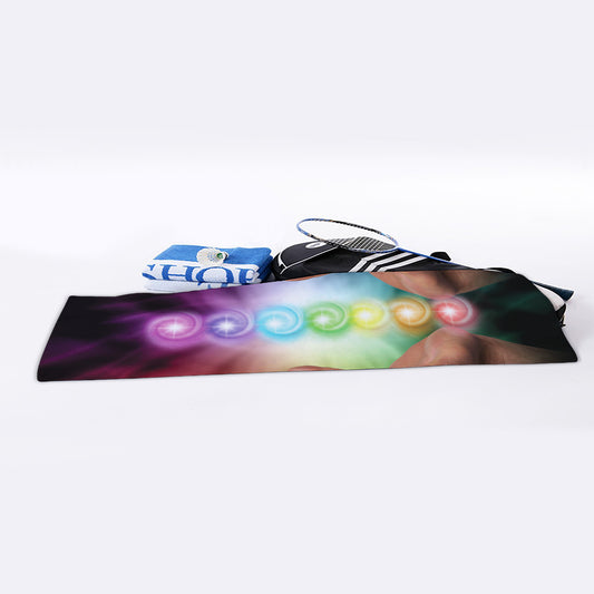 Seven Chakras Energy Print Sports Towel