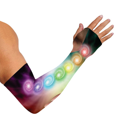 Seven Chakras Energy Print Sun Protection Arm Sleeves