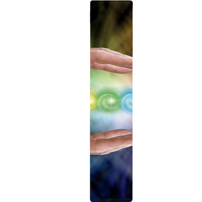 Seven Chakras Energy Print Table Runner