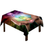 Seven Chakras Energy Print Tablecloth