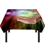 Seven Chakras Energy Print Tablecloth