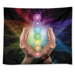 Seven Chakras Energy Print Tapestry