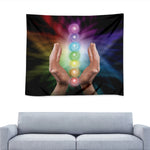 Seven Chakras Energy Print Tapestry
