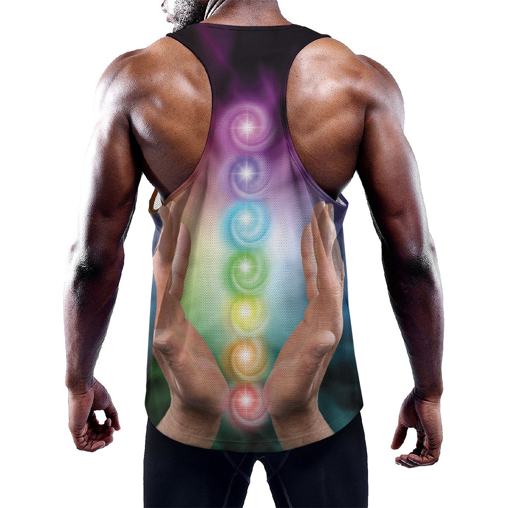 Seven Chakras Energy Print Training Tank Top