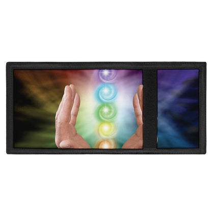 Seven Chakras Energy Print Trifold Wallet