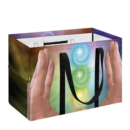 Seven Chakras Energy Print Utility Tote Bag