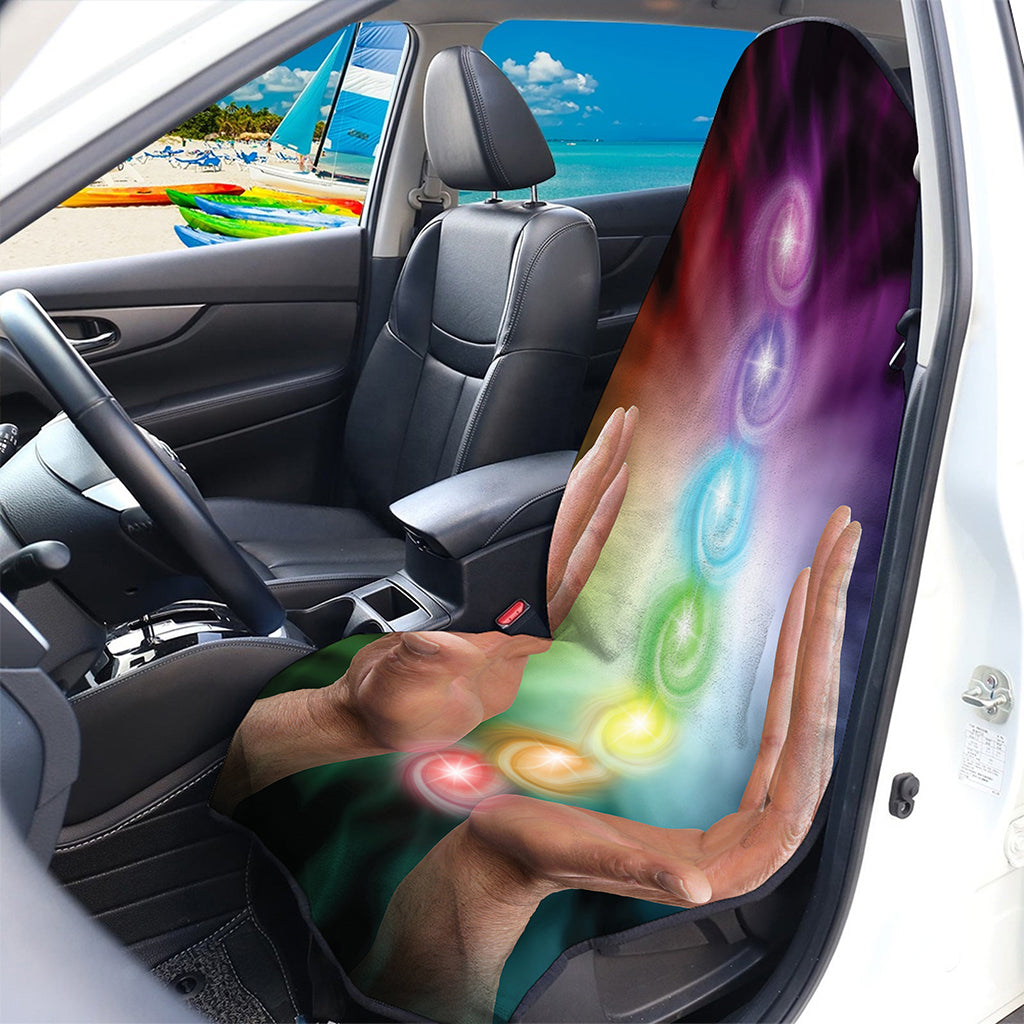 Seven Chakras Energy Print Waterproof Car Seat Cover