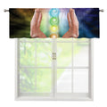 Seven Chakras Energy Print Window Valance