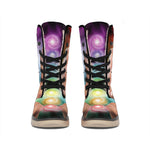 Seven Chakras Energy Print Winter Boots