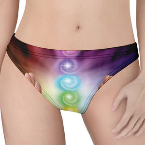 Seven Chakras Energy Print Women's Thong