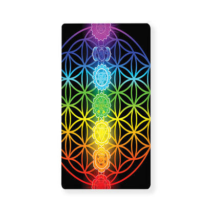 Seven Chakras Flower Of Life Print Baby Crib Sheet