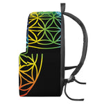 Seven Chakras Flower Of Life Print Backpack