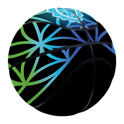 Seven Chakras Flower Of Life Print Basketball