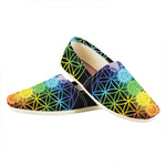 Seven Chakras Flower Of Life Print Casual Shoes