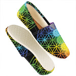 Seven Chakras Flower Of Life Print Casual Shoes