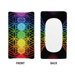 Seven Chakras Flower Of Life Print Changing Pad Cover