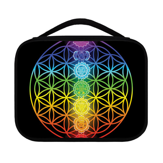 Seven Chakras Flower Of Life Print Classic Bible Case