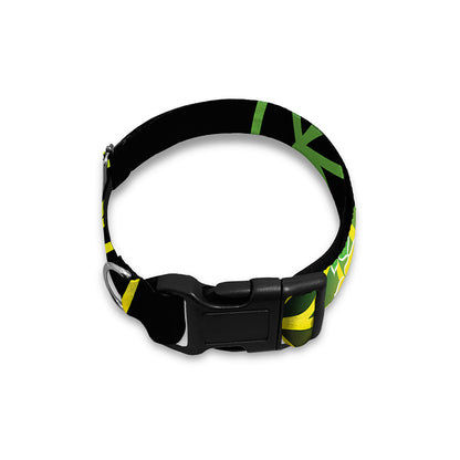 Seven Chakras Flower Of Life Print Dog Collar