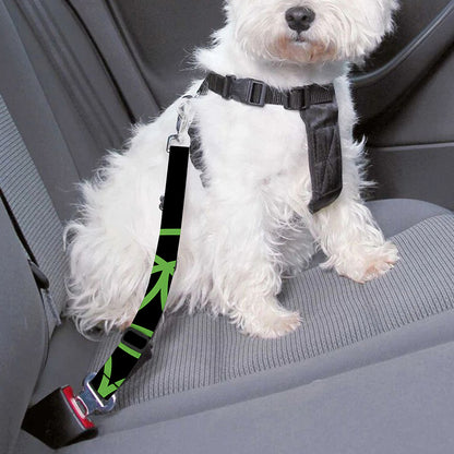 Seven Chakras Flower Of Life Print Dog Seat Belt