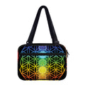 Seven Chakras Flower Of Life Print Double Strap Bible Bag