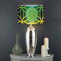 Seven Chakras Flower Of Life Print Drum Lamp Shade