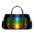 Seven Chakras Flower Of Life Print Duffel Bag