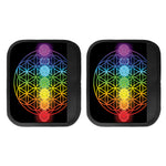 Seven Chakras Flower Of Life Print Handle Covers