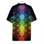 Seven Chakras Flower Of Life Print Hawaiian Shirt