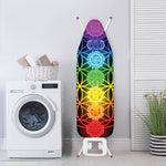 Seven Chakras Flower Of Life Print Ironing Board Cover