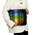 Seven Chakras Flower Of Life Print Laptop Sleeve