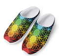 Seven Chakras Flower Of Life Print Mesh Casual Shoes