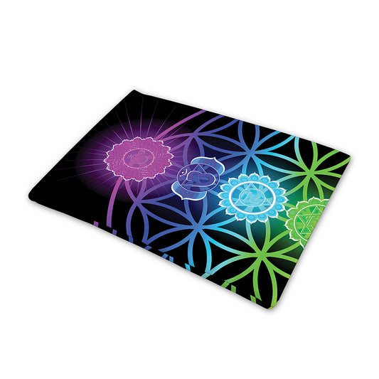 Seven Chakras Flower Of Life Print Pet Cooling Mat Cover