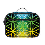 Seven Chakras Flower Of Life Print Portable Lunch Bag