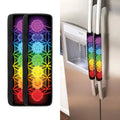 Seven Chakras Flower Of Life Print Refrigerator Handle Covers