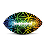 Seven Chakras Flower Of Life Print Rugby Ball