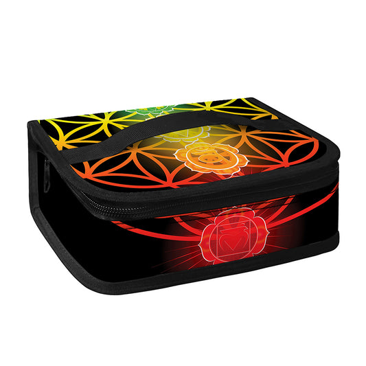 Seven Chakras Flower Of Life Print Small Lunch Bag