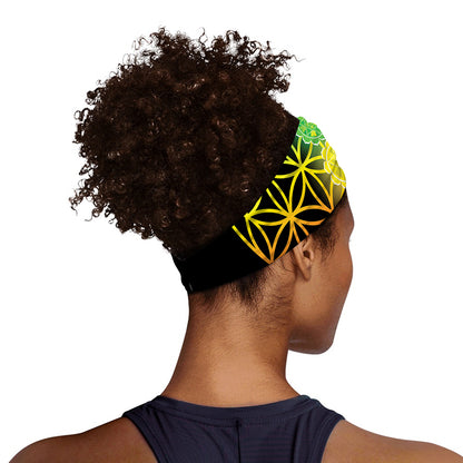 Seven Chakras Flower Of Life Print Sports Headband