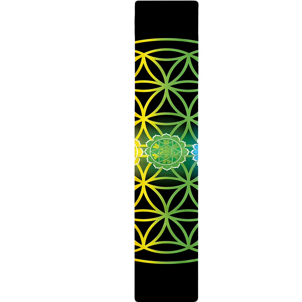 Seven Chakras Flower Of Life Print Table Runner