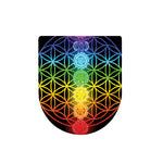 Seven Chakras Flower Of Life Print Toilet Lid Cover