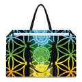 Seven Chakras Flower Of Life Print Utility Tote Bag