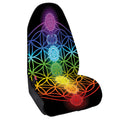 Seven Chakras Flower Of Life Print Waterproof Car Seat Cover