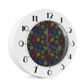 Seven Chakras Flowers Pattern Print Alarm Clock