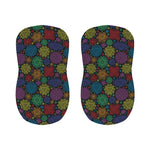 Seven Chakras Flowers Pattern Print Bar Stool Covers