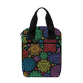 Seven Chakras Flowers Pattern Print Bible Tote Bag