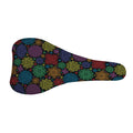 Seven Chakras Flowers Pattern Print Bicycle Seat Cover
