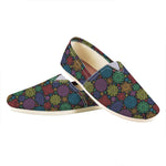 Seven Chakras Flowers Pattern Print Casual Shoes