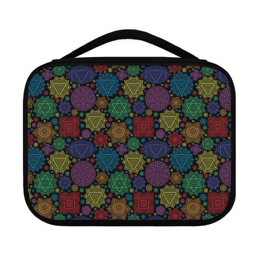 Seven Chakras Flowers Pattern Print Classic Bible Case